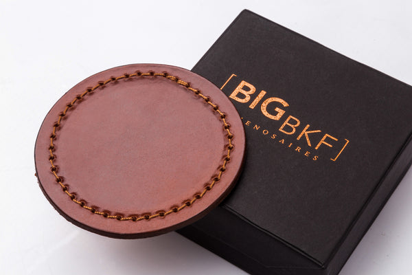 Handmade Leather Placemat 12x18" – Vegetable Tanned Full-Grain Dining Table Mat, Premium Quality Gift