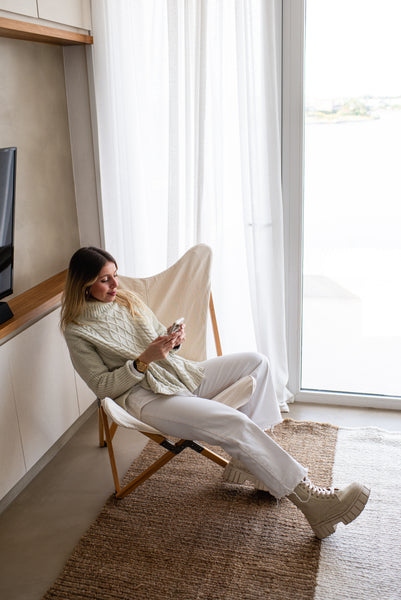 100% COTTON FABRIC TRIPOLINA CHAIR