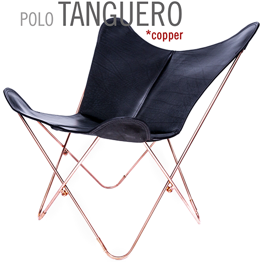 SILLA MARIPOSA DE PIEL POLO TANGUERO