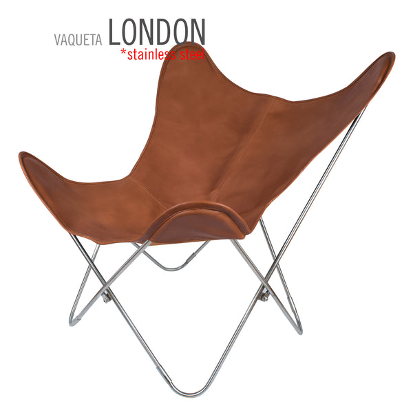 VAQUETA LONDON LEATHER BUTTERFLY CHAIR