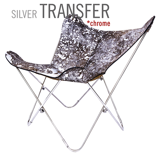 MARCO CROMADO CUERO PLATA