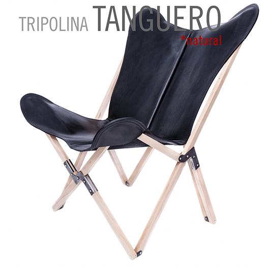 TRIPOLINA TANGUERO LEATHER CHAIR