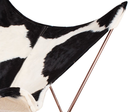 THE BESSY COWHIDE BUTTERFLY CHAIR