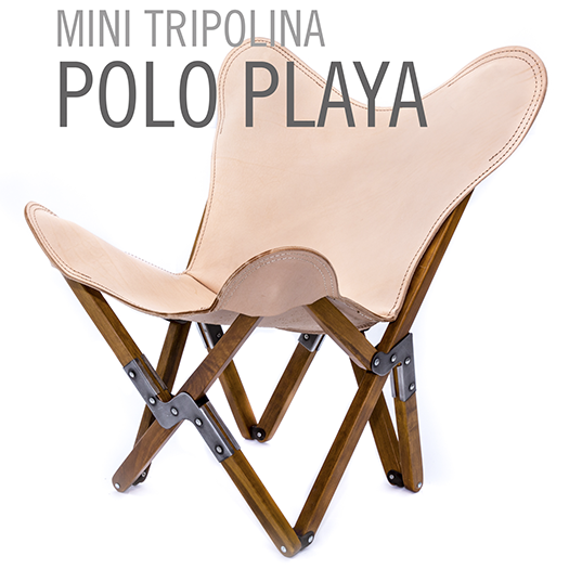 SILLA MINI TRIPOLINA PIEL POLO PLAYA