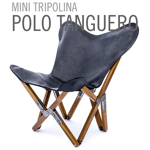 SILLA MINI TRIPOLINA PIEL POLO TANGUERO