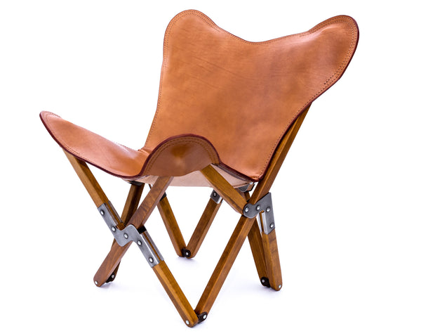 SILLA MINI TRIPOLINA PIEL POLO ANTIGUO