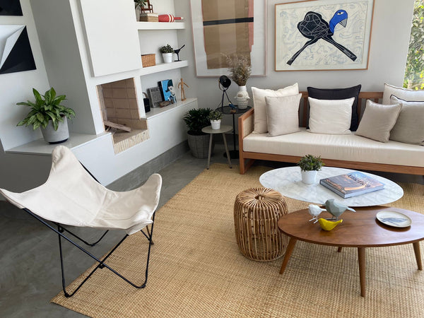 100% COTTON FABRIC BUTTERFLY CHAIR