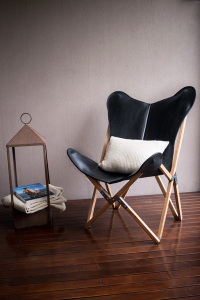 TRIPOLINA TANGUERO LEATHER CHAIR