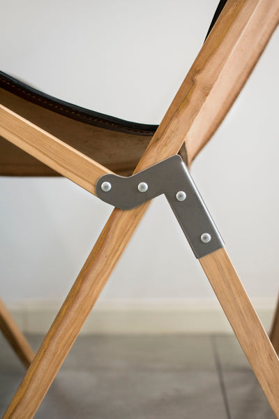 PALERMO TRIPOLINA HABANERO LEATHER CHAIR