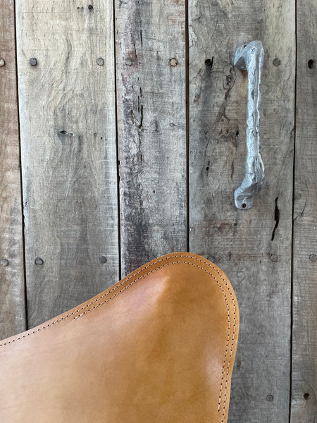 PALERMO TRIPOLINA ANTIQUE LEATHER CHAIR