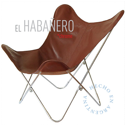 VAQUETA HABANERO LEATHER BUTTERFLY CHAIR