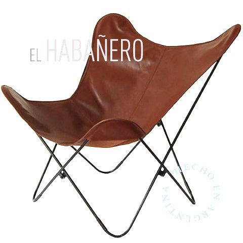 VAQUETA HABANERO LEATHER BUTTERFLY CHAIR