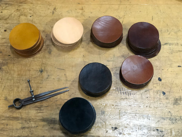 MUESTRAS DE CUERO DE POLO QUE SE PUEDEN UTILIZAR COMO POSAVASOS