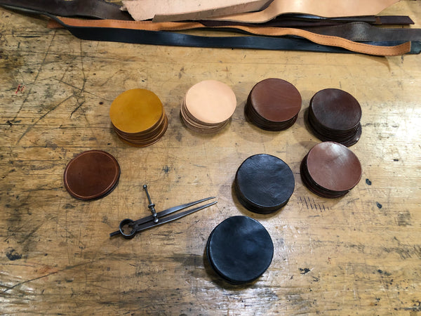 MUESTRAS DE CUERO DE POLO QUE SE PUEDEN UTILIZAR COMO POSAVASOS