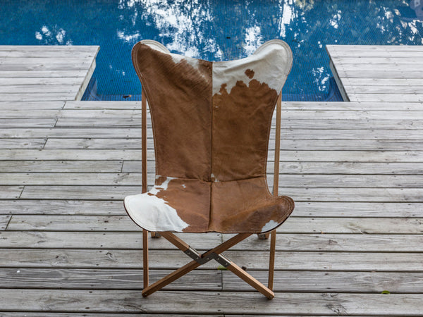 PALERMO TRIPOLINA GAUCHO COWHIDE CHAIR