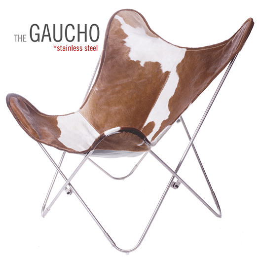 THE GAUCHO LEATHER BUTTERFLY CHAIR