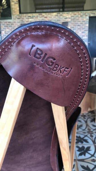 PALERMO TRIPOLINA MALBEC LEATHER CHAIR