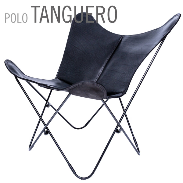 POLO LEATHER BUTTERFLY CHAIR