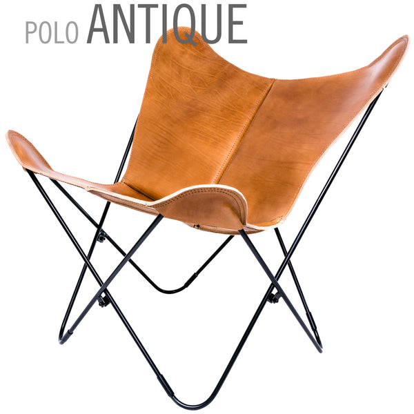 POLO LEATHER BUTTERFLY CHAIR