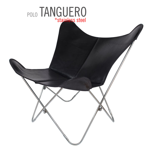 POLO LEATHER BUTTERFLY CHAIR