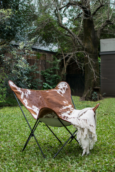 THE GAUCHO LEATHER BUTTERFLY CHAIR