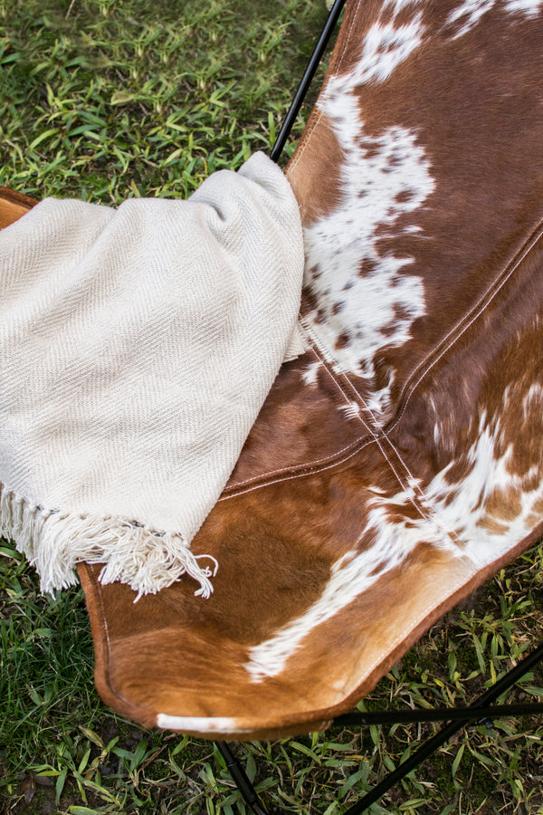 SILLA MARIPOSA DE CUERO GAUCHO