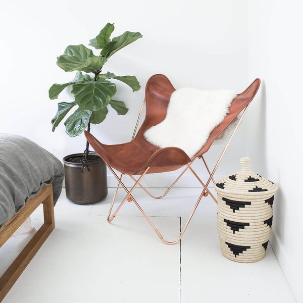 Vaqueta Leather Butterfly Chair