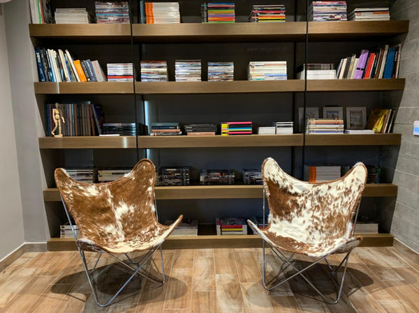 SILLA MARIPOSA DE CUERO GAUCHO