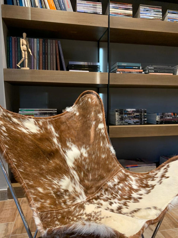 SILLA MARIPOSA DE CUERO GAUCHO