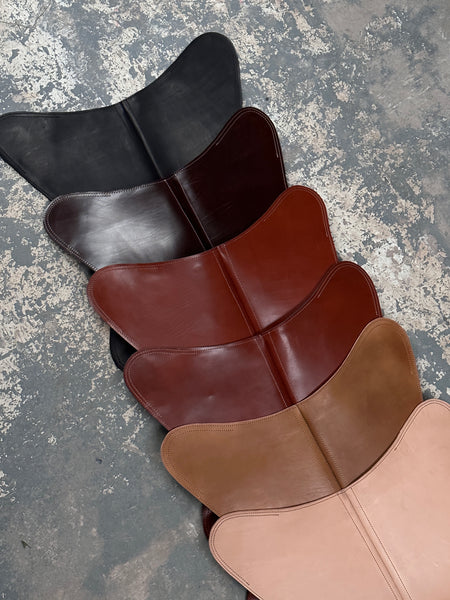 POLO LEATHER COVERS (6,4 MM THICKNESS) FOR BUTTERFLY CHAIRS