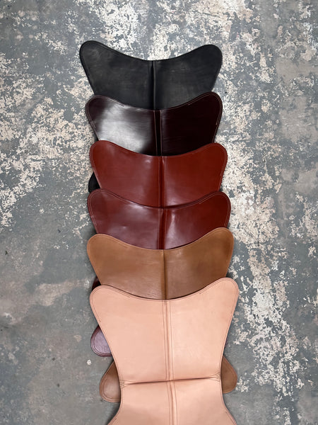 POLO LEATHER COVERS (6,4 MM THICKNESS) FOR BUTTERFLY CHAIRS
