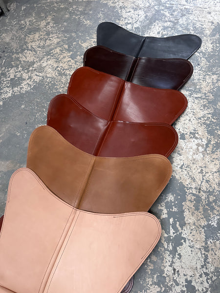 POLO LEATHER COVERS (6,4 MM THICKNESS) FOR BUTTERFLY CHAIRS