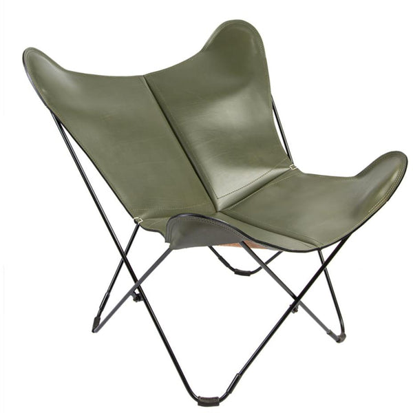 SILLA MARIPOSA DE PIEL POLO LONDON MÁS VENDIDA