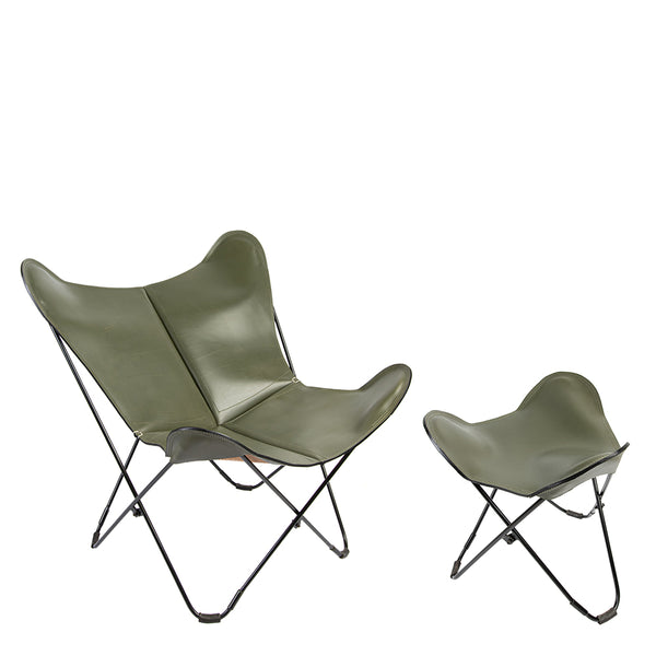 SILLA MARIPOSA DE PIEL POLO LONDON MÁS VENDIDA