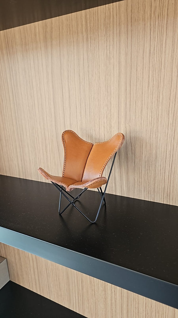 SILLA MARIPOSA MINIATURA ESCALA 1:6 PARA ESCRITORIO