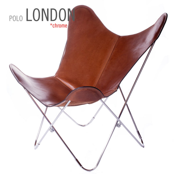 POLO LEATHER BUTTERFLY CHAIR