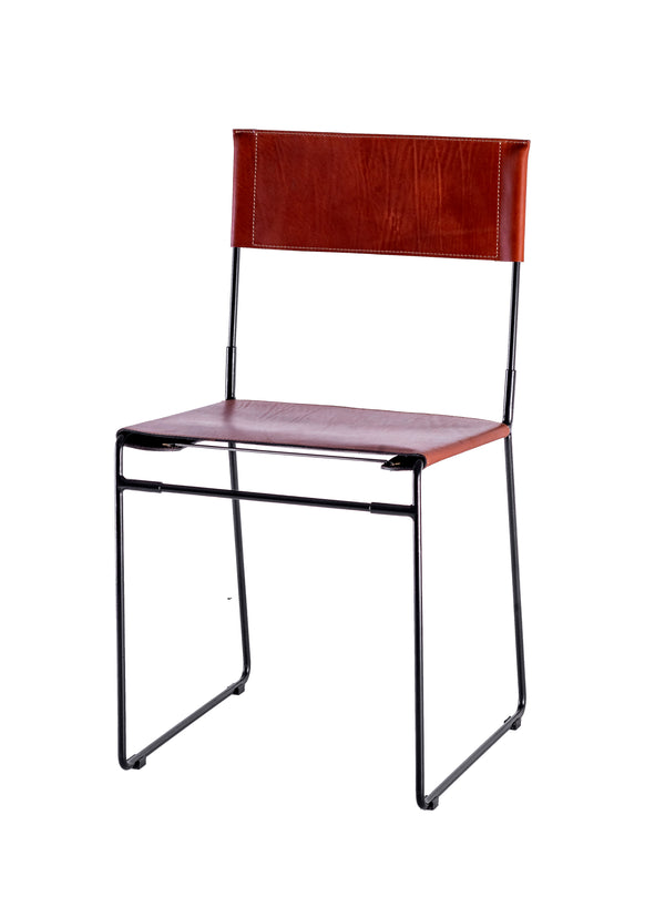 SILLA DE COMEDOR PAMPA DE PIEL