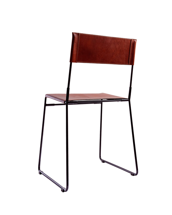 SILLA DE COMEDOR PAMPA DE PIEL