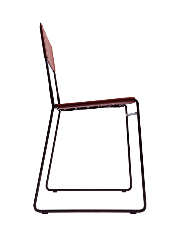 SILLA DE COMEDOR PAMPA DE PIEL