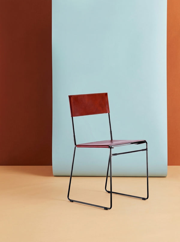 SILLA DE COMEDOR PAMPA DE PIEL