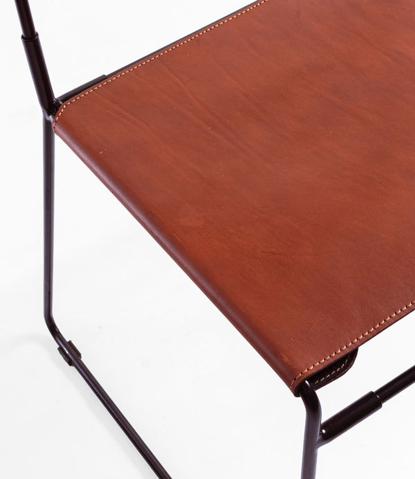 SILLA DE COMEDOR PAMPA DE PIEL