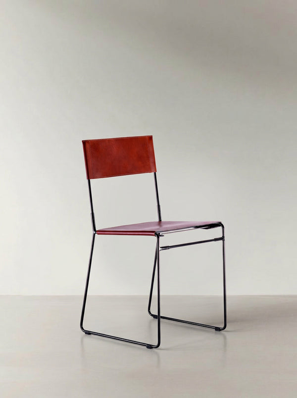 SILLA DE COMEDOR PAMPA DE PIEL