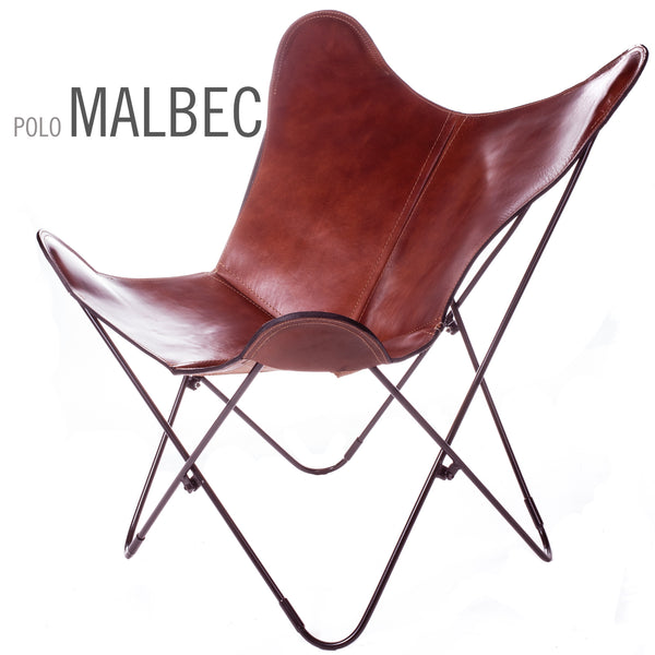 POLO LEATHER BUTTERFLY CHAIR