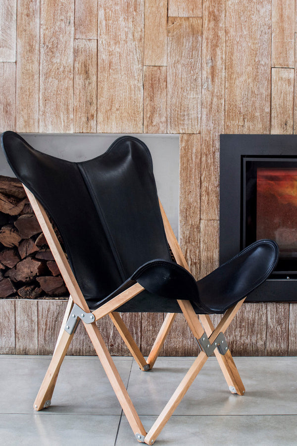 PALERMO TRIPOLINA TANGUERO LEATHER CHAIR