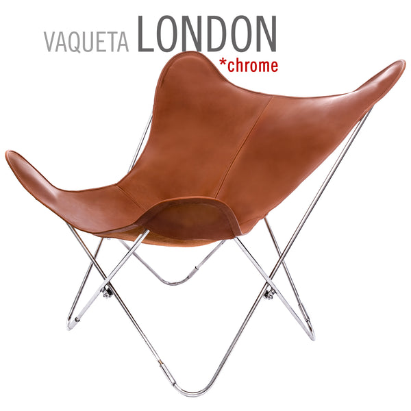 VAQUETA LONDON LEATHER BUTTERFLY CHAIR