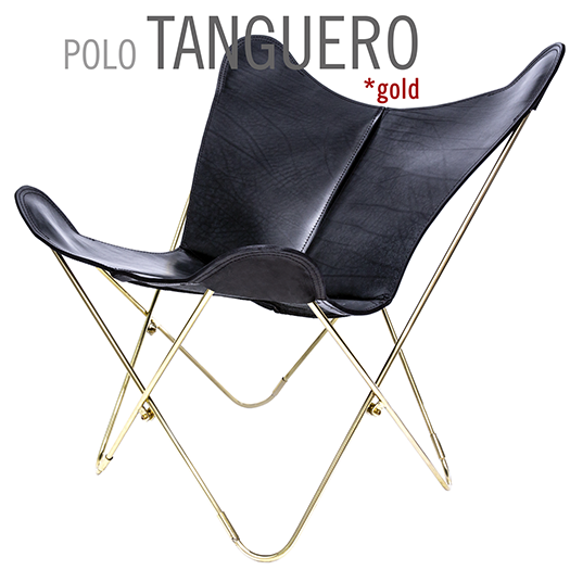 SILLA MARIPOSA DE PIEL POLO TANGUERO