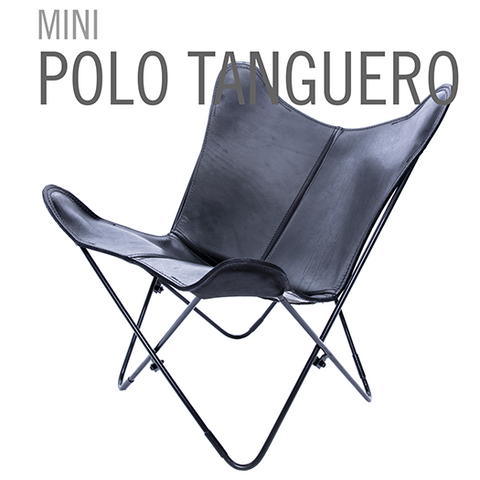 SILLA MINI MARIPOSA DE PIEL POLO TANGUERO