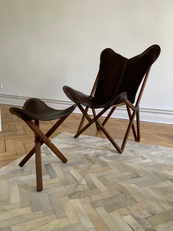 适用于 TRIPOLINA 木框的 Polo 皮革套