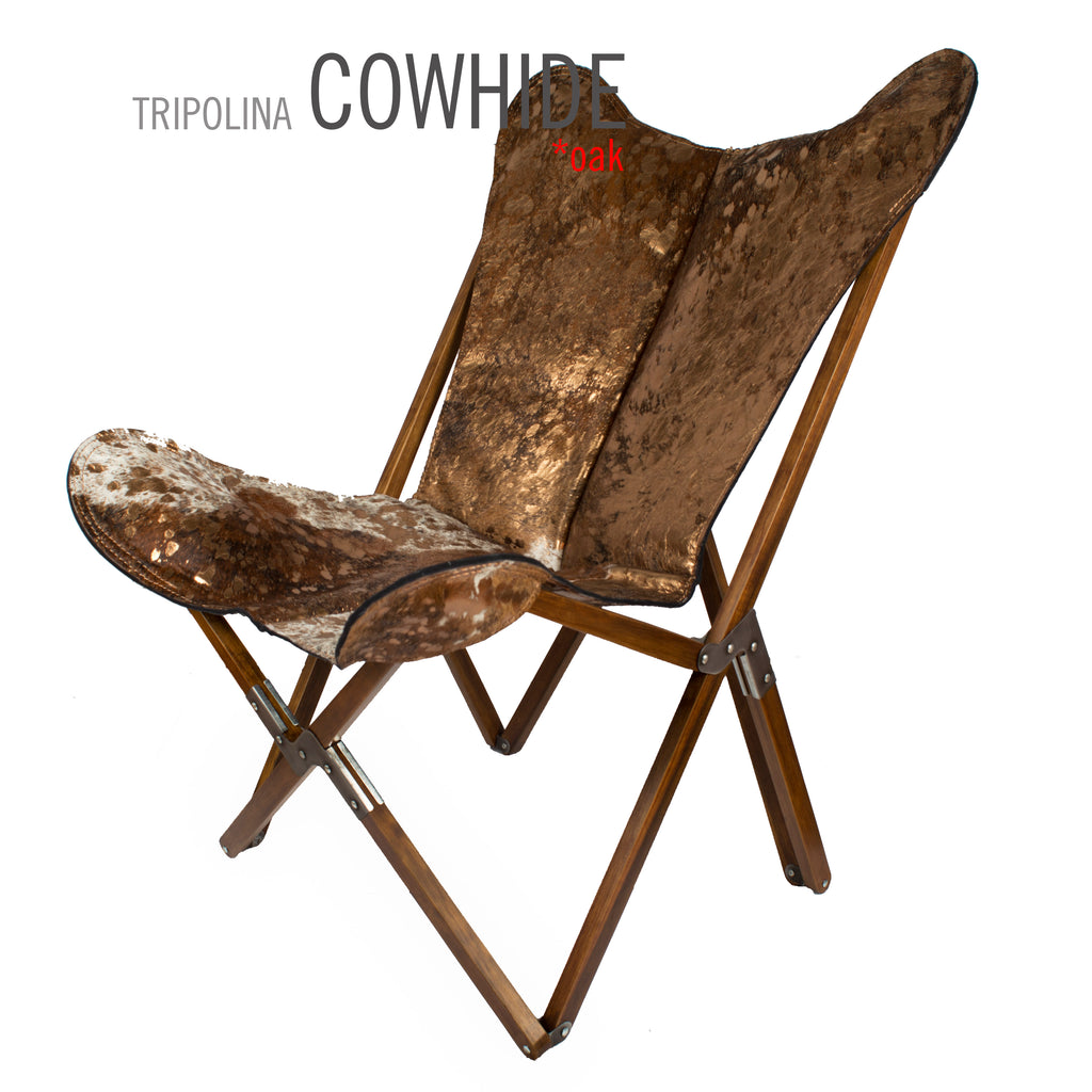 TRIPOLINA COWHIDE TRANSFER CHAIR Big BKF Buenos Aires