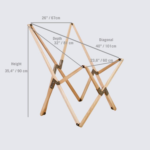 PALERMO TRIPOLINA BESSY COWHIDE CHAIR